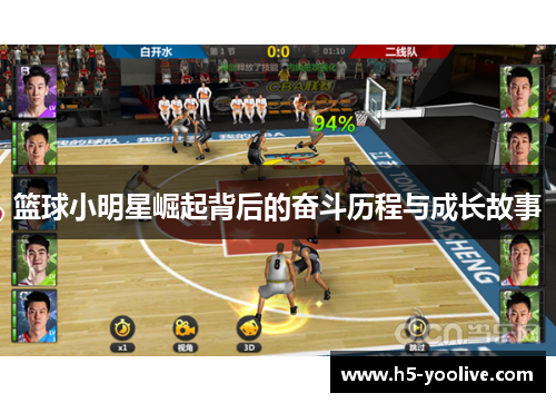 篮球小明星崛起背后的奋斗历程与成长故事